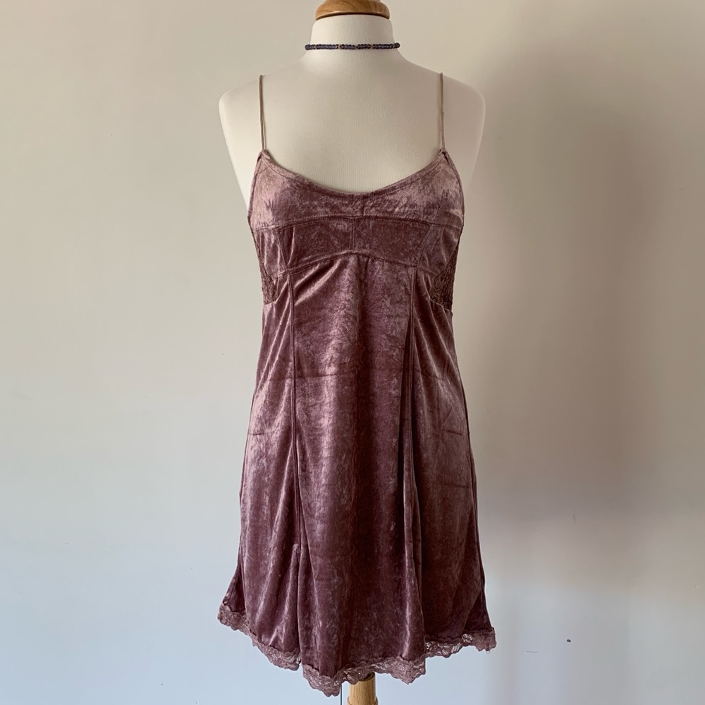 NWT Free People mauve dress or lingerie medium